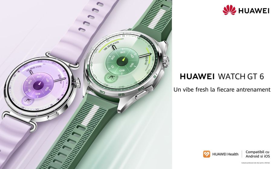 HUAWEI a lansat seria WATCH GT 6: până la 21 de zile autonomie și funcții inovatoare pentru o viață activă