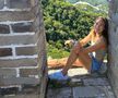 Milionara din top 10 WTA profită de pauza provocată de accidentare: „Prima experiență la Marele Zid. Ce priveliște minunată!”