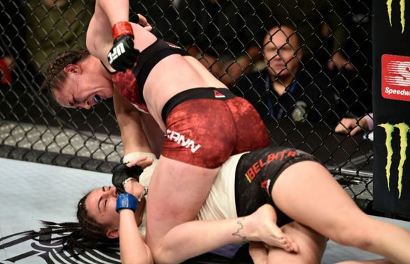 VIDEO + FOTO Diana Belbiță, eșec însângerat la debutul în UFC! Lovituri violente încasate de „Prințesa Războinică”