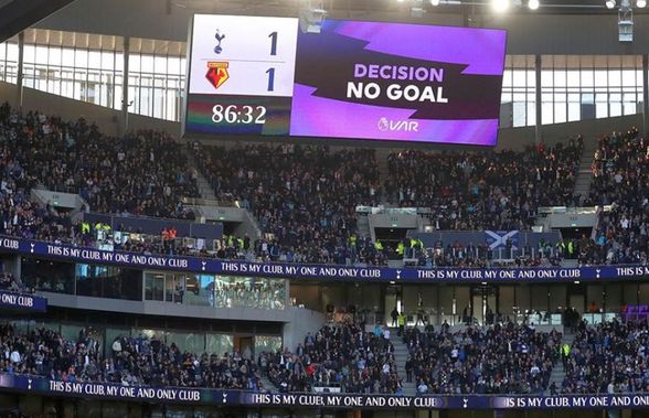 TOTTENHAM - WATFORD 1-1 // Scene confuze în Premier League: arbitrul a validat un gol, dar pe tabelă a fost afișată decizia opusă