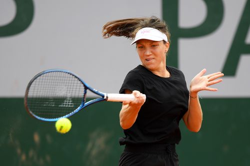 Patricia Țig în acțiune la Roland GarrosFOTO Guliver/GettyImages