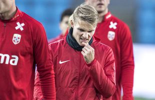 ROMÂNIA - NORVEGIA. Fără Odegaard la București! Unul dintre cei mai buni norvegieni s-a accidentat