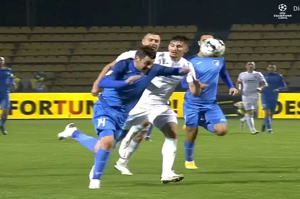 Clinceni - FCSB - fault Cristea -Rusescu