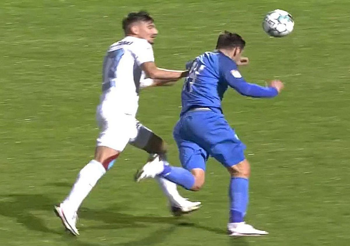 Clinceni - FCSB - fault Cristea -Rusescu