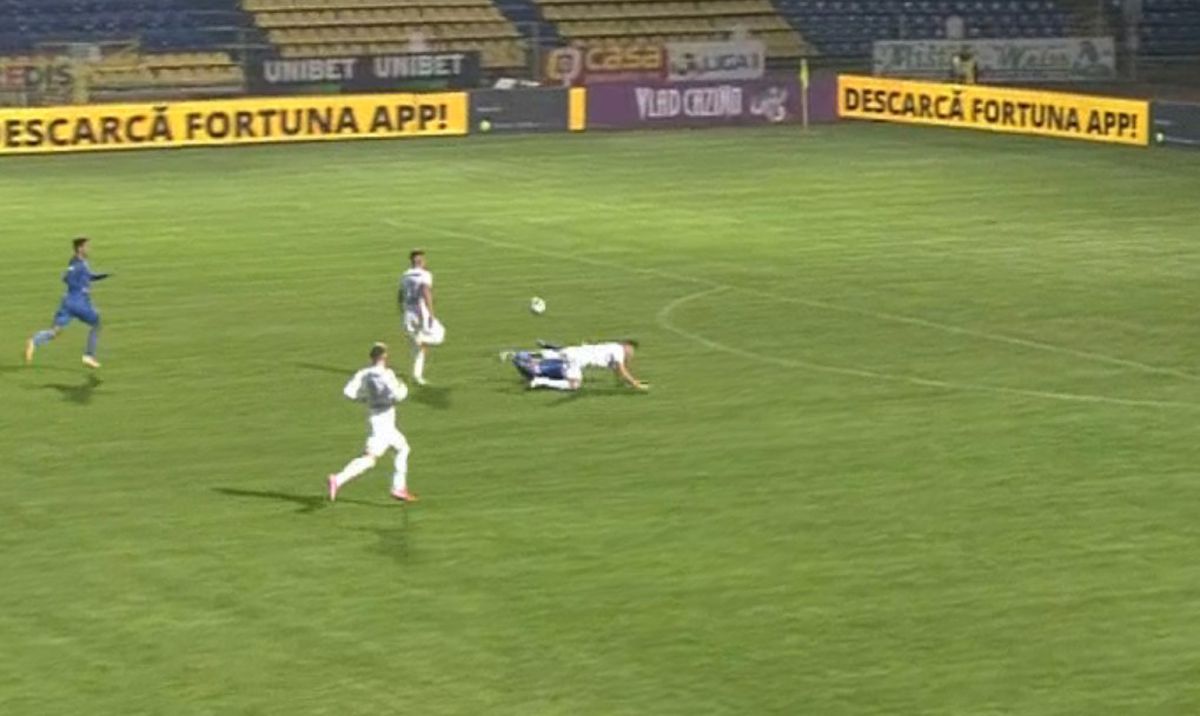 Clinceni - FCSB - fault Cristea -Rusescu