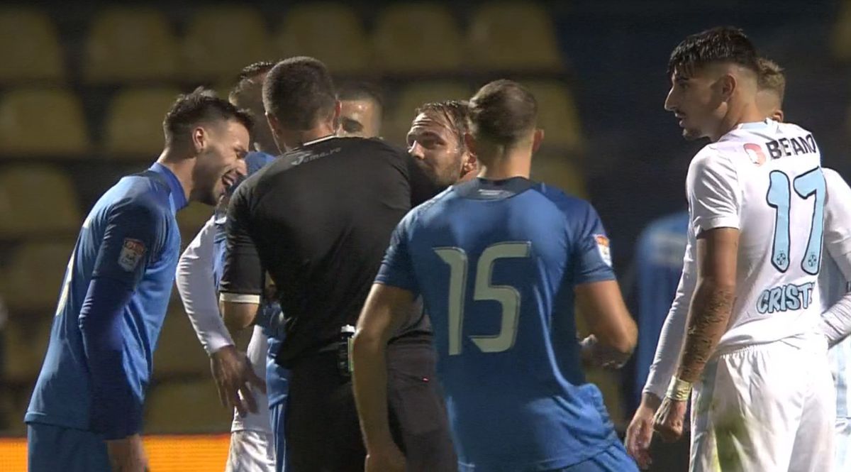 Clinceni - FCSB - fault Cristea -Rusescu