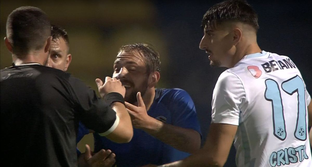 FOTO. UPDATE Scandal în Clinceni - FCSB! Cristi Balaj spune că „centralul” Cojocaru a greșit: „Era cartonaș roșu!”