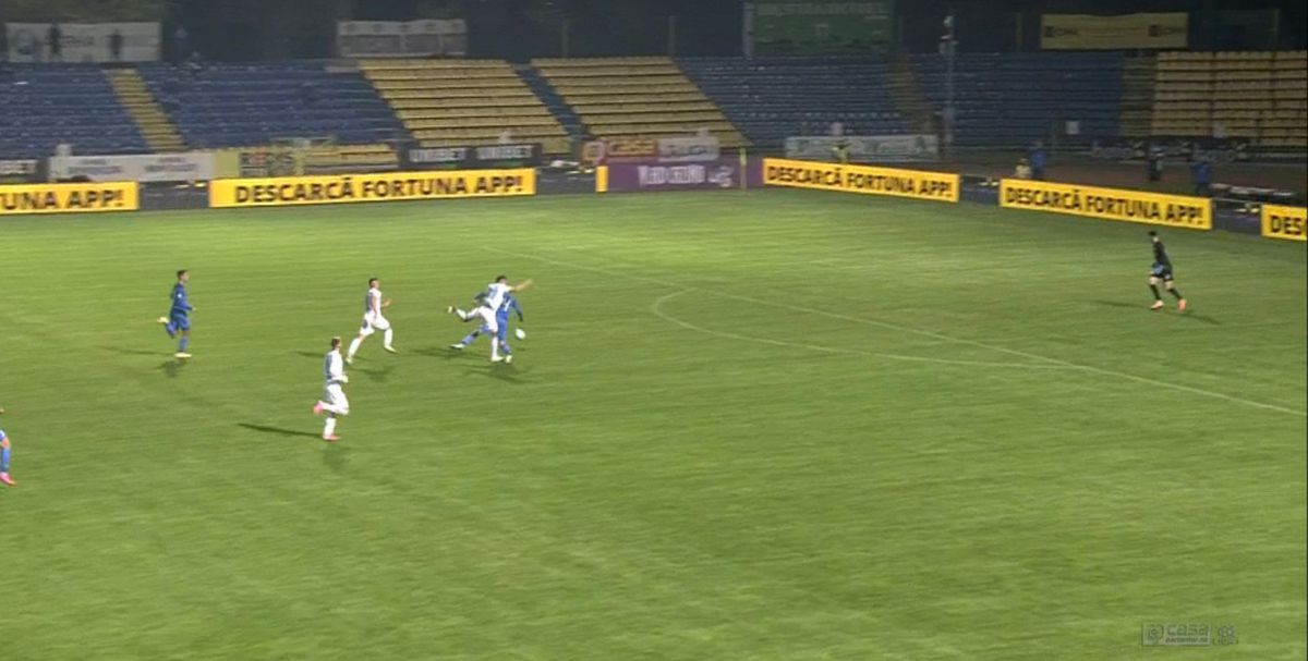 Clinceni - FCSB - fault Cristea -Rusescu