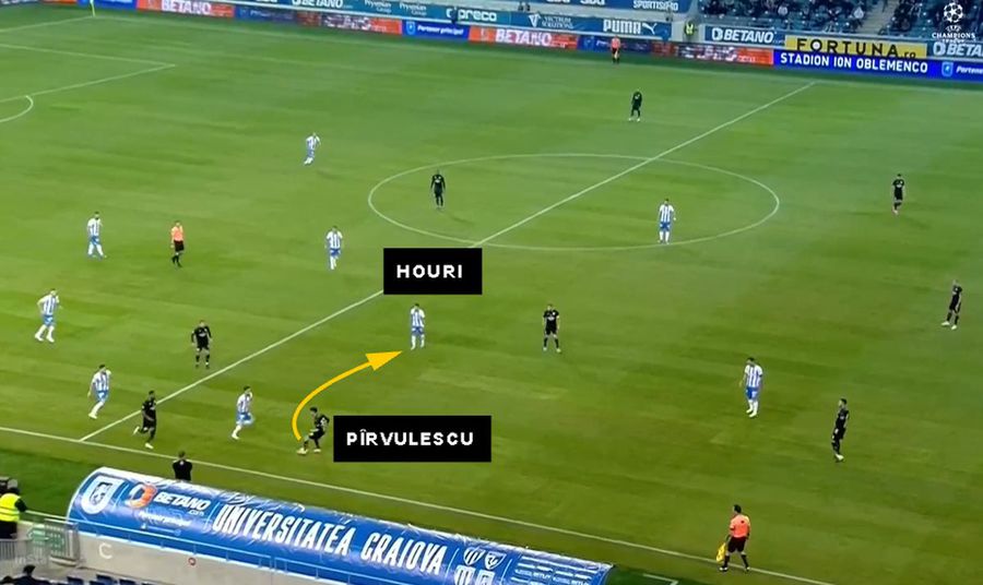 CSU Craiova preia posesia 3 pase-blitz pentru un gol superb » Cornel Dinu: „E și dramatic”