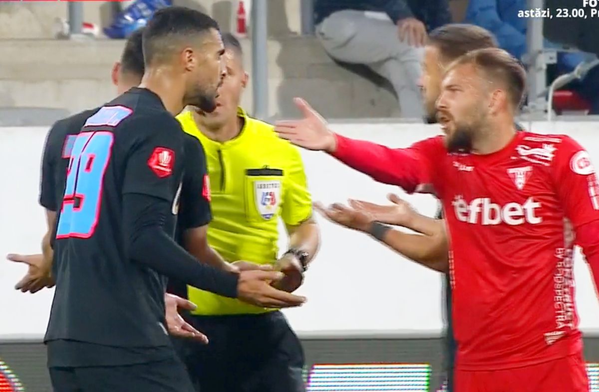 4 cartonașe roșii în finalul nebun din UTA - FCSB, două venite pentru gesturi batjocoritoare identice! » Dică acuză: „A fost prea de tot!”