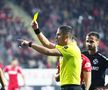 „Centralul” Adrian Cojocaru a arătat 4 cartonașe roșii în UTA - FCSB // foto: Alexandra Fechete