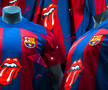 Barcelona va purta pe tricouri legendarul logo al trupei Rolling Stones la El Clasico