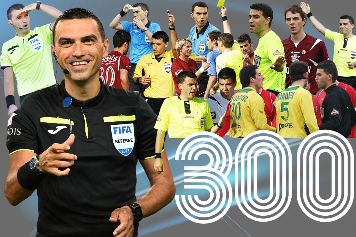 Meciul 300! Bornă istorică pentru Ovidiu Hațegan » Doar alți 4 „centrali” au reușit asta