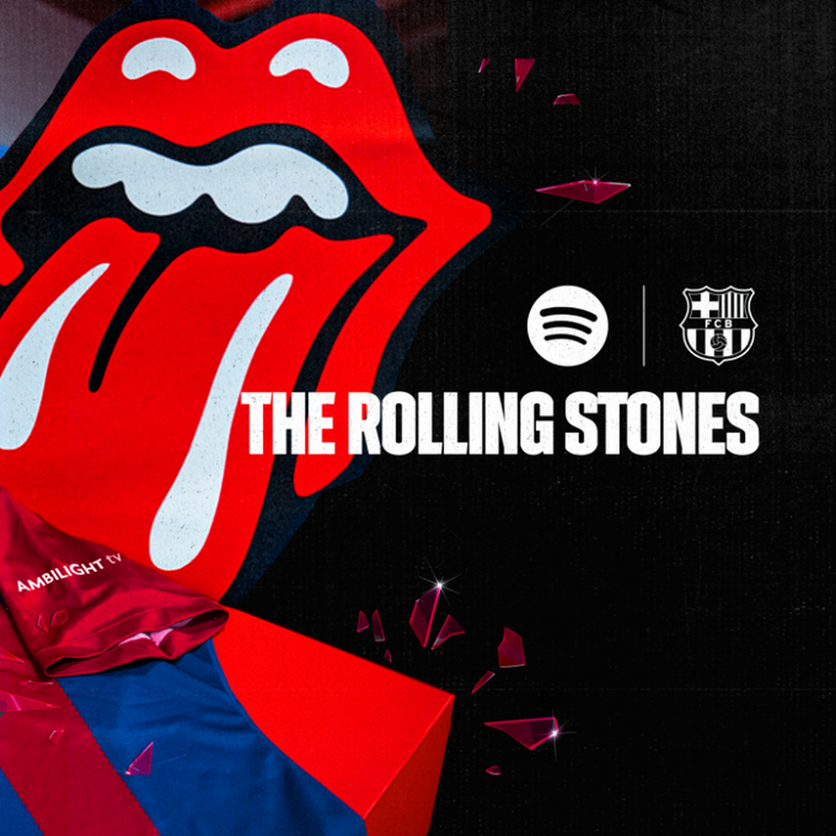 Barcelona va purta pe tricouri legendarul logo al trupei Rolling Stones la El Clasico