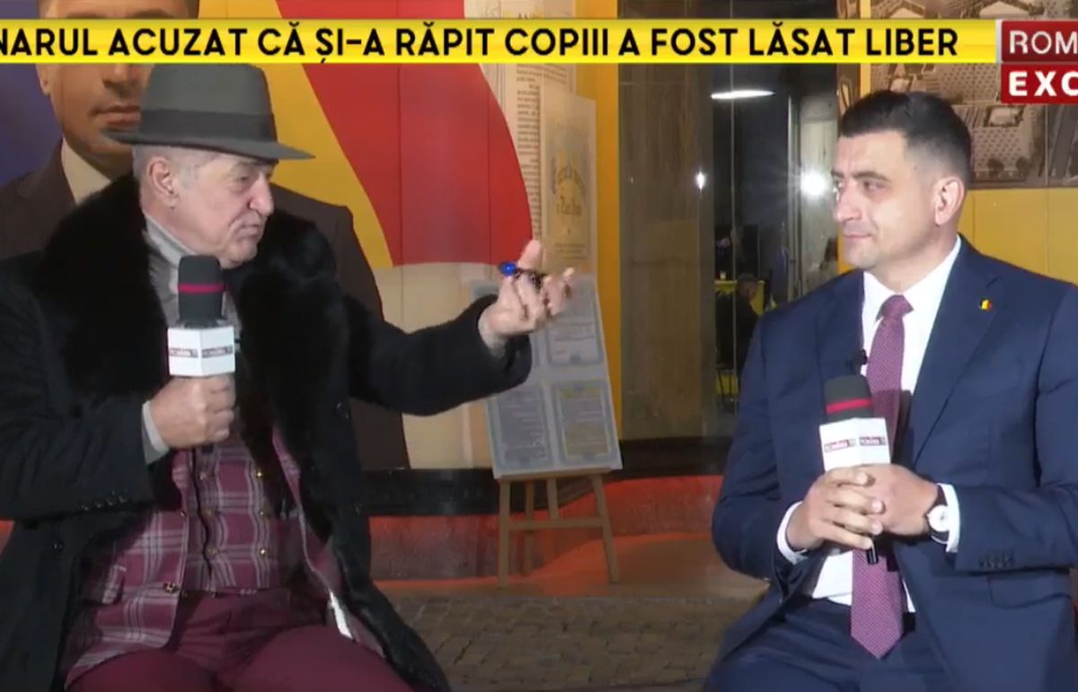 Gigi Becali, apariție excentrică la România TV