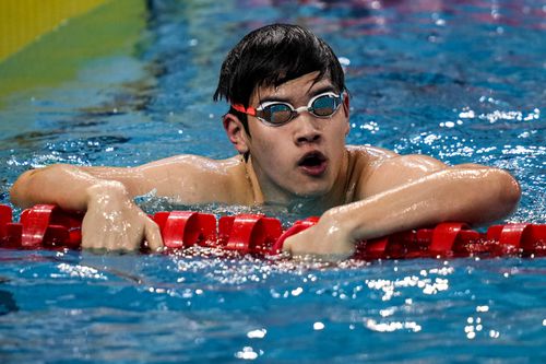 Pan Zhanle la finalul cursei de 100 m liber FOTO Guliver/GettyImages