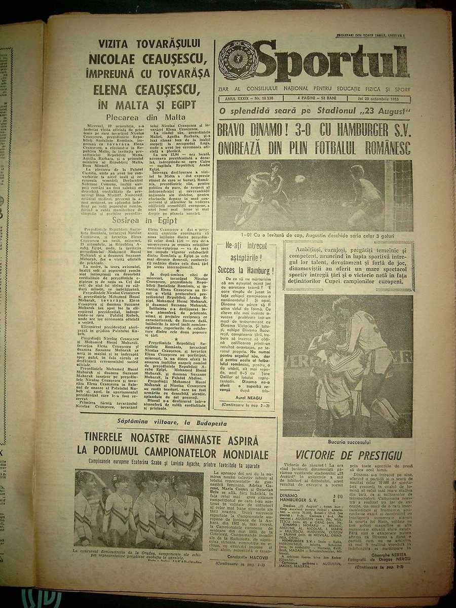 41 ani de când Dinamo răpunea Regina Europei » Povestea unei nopți de vis pe „23 August”, cu Orac, Augustin și regretatul Gigi Mulțescu în prim-plan