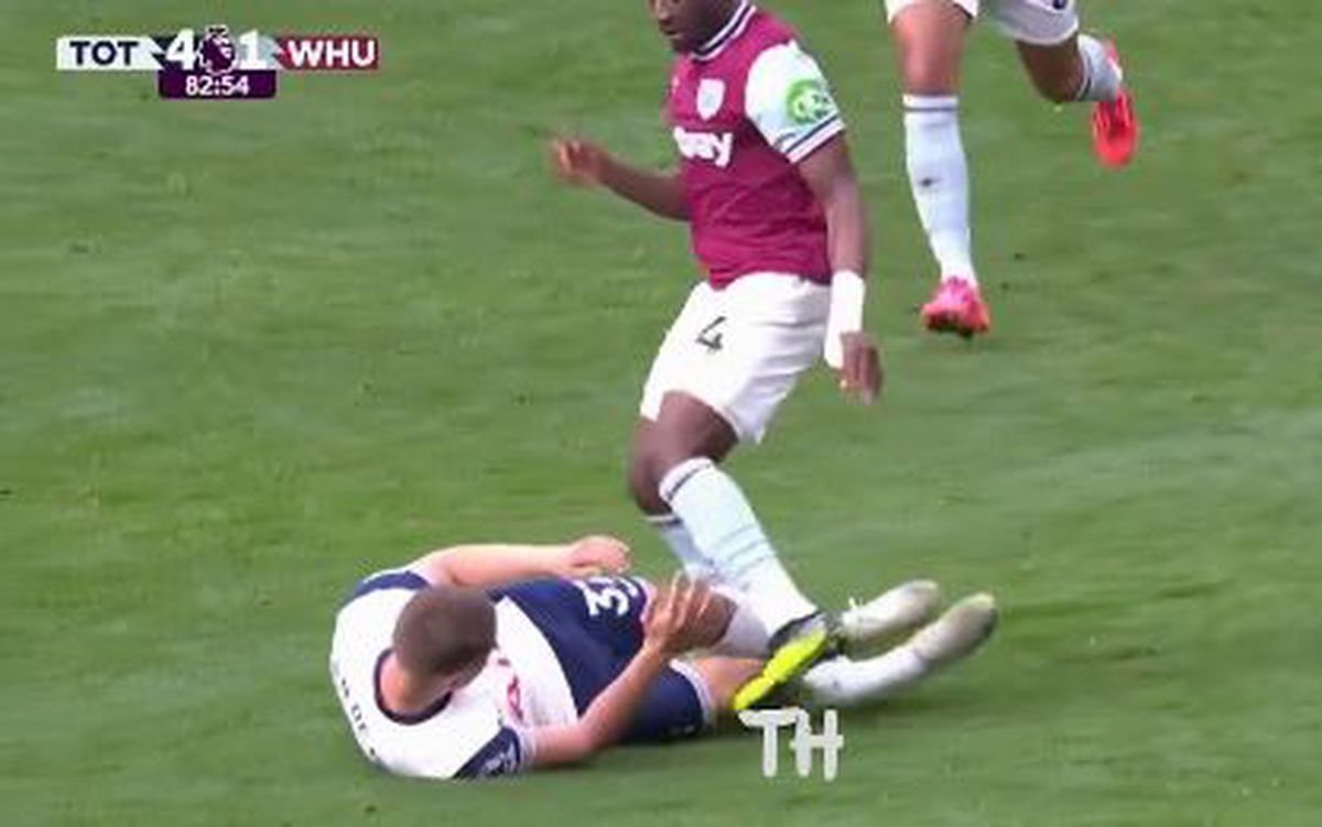 Mohammed Kudus, eliminat direct în Tottenham - West Ham