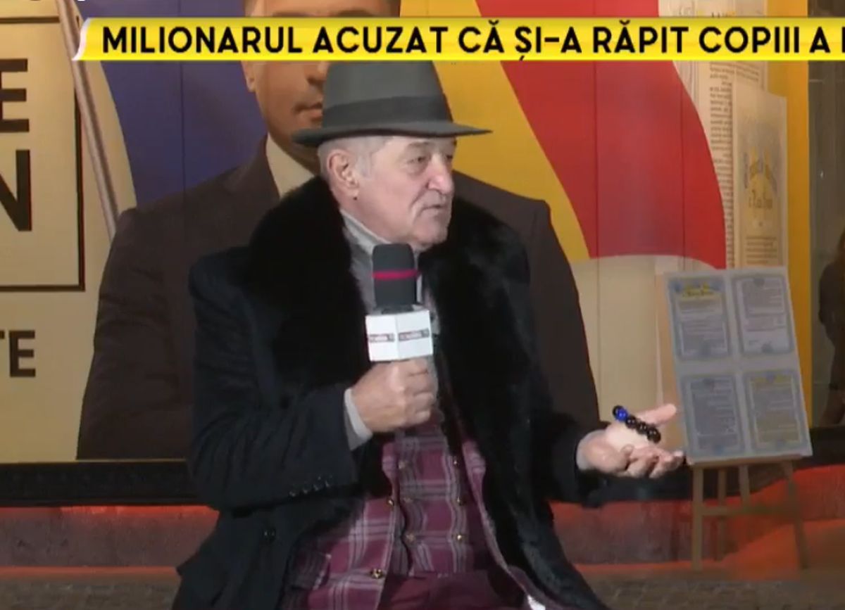 Gigi Becali, apariție excentrică la România TV