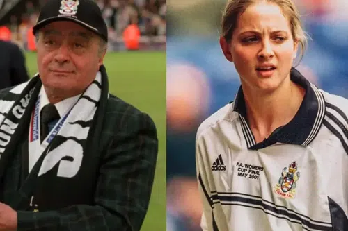 Ronnie Gibbons (44 de ani), fost căpitan a echipei feminine de fotbal a celor de la Fulham, a mărturisit că fostul patron Mohamed Al Fayed a agresat-o sexual în două rânduri.