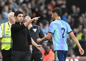 Primul eșec al sezonului pentru Arsenal » Mikel Arteta l-a pierdut pe Saliba pentru derby-ul cu Liverpool