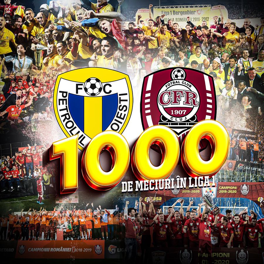 Bornă importantă atinsă de CFR Cluj la meciul cu Petrolul: „Haideți să ne bucurăm împreună!”