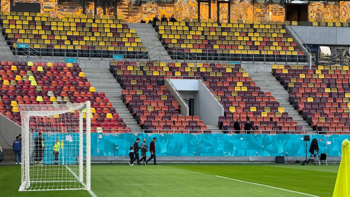 Imagini surprinse înainte de Dinamo - Rapid