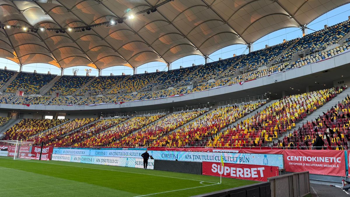 Imagini surprinse înainte de Dinamo - Rapid