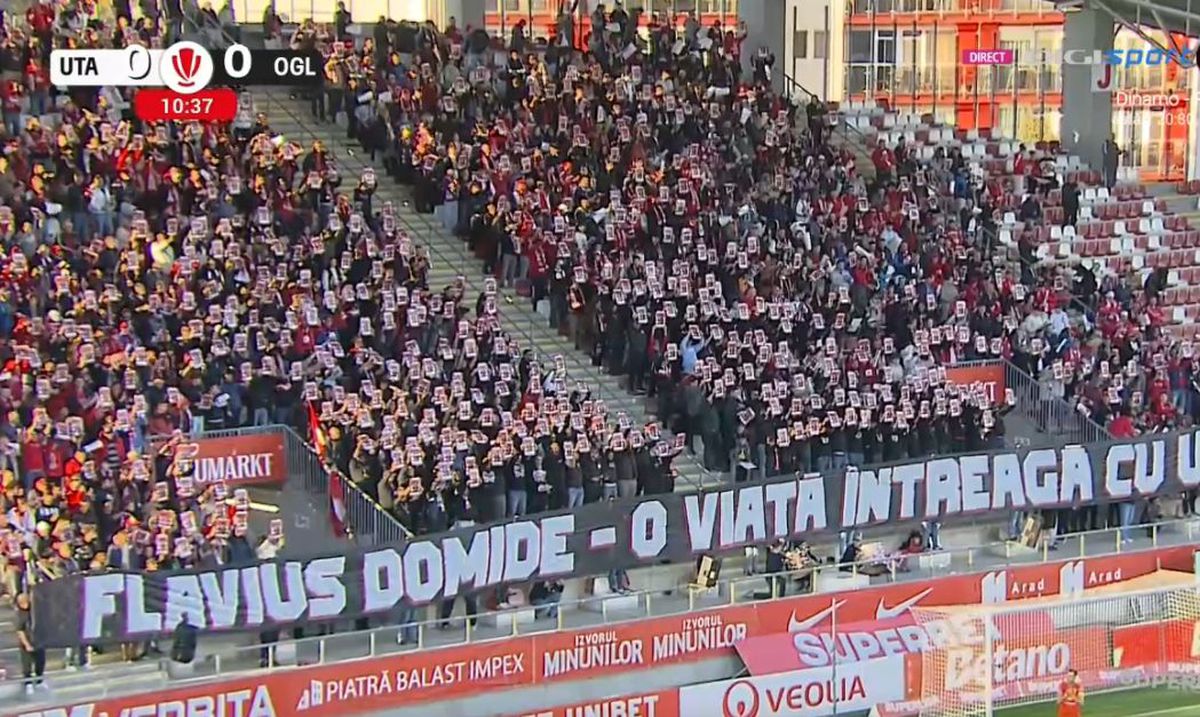 Moment special în cinstea lui Flavius Domide: UTA - Oțelul