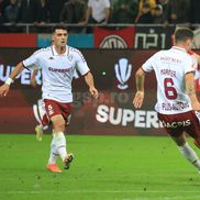 Lars Kramer vs Raul Opruț, în Dinamo - Rapid, 0-2 (19 octombrie 2025). Foto: Ionuț Iordache&Cristi Preda (GSP)