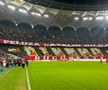 Scenografia afișată de fanii lui Dinamo la meciul cu Rapid