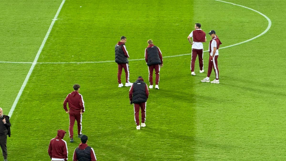 Imagini surprinse înainte de Dinamo - Rapid