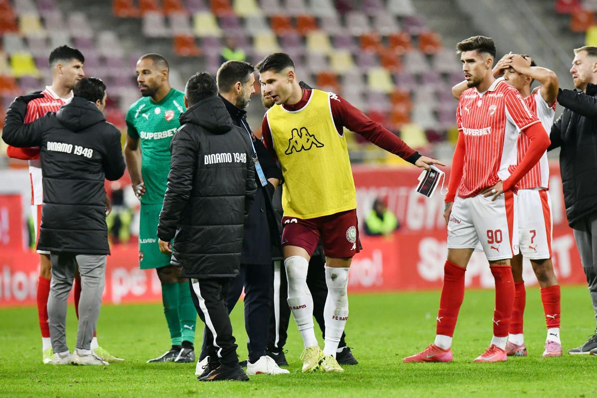 Cătălin Cîrjan, după Dinamo - Rapid 0-2: „Am fost mai buni. Ne vedem data viitoare”