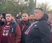 Galeria celor de la Rapid a pornit în Corteo spre Arena Națională