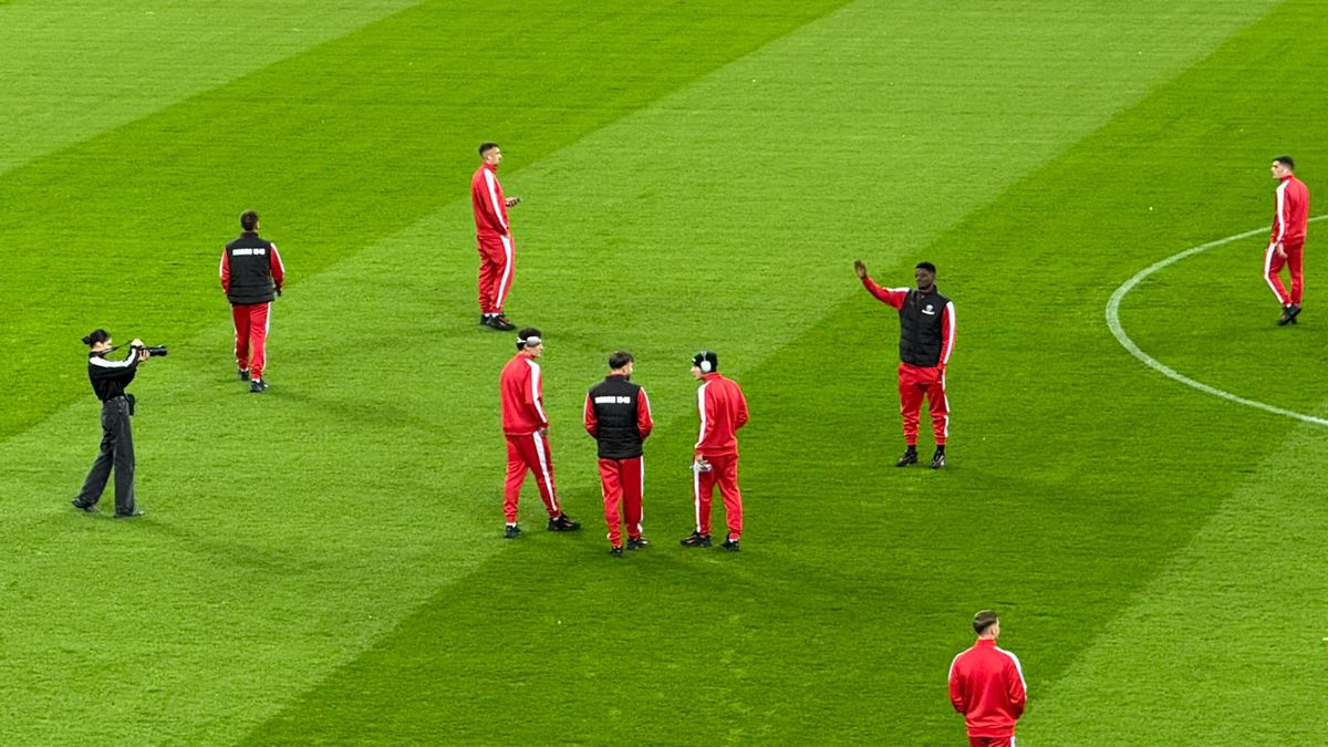 Imagini surprinse înainte de Dinamo - Rapid