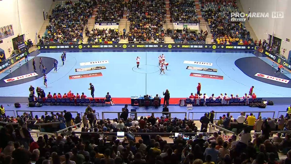 România bate clar Polonia și devine mare favorită la Final Four-ul din EHF Euro Cup » Euforie totală cu peste 4.000 de suporteri la Craiova