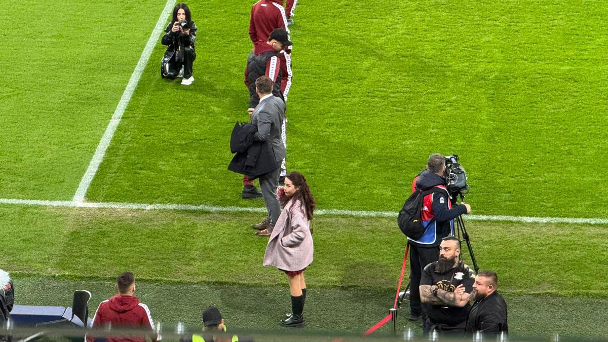 Imagini surprinse înainte de Dinamo - Rapid