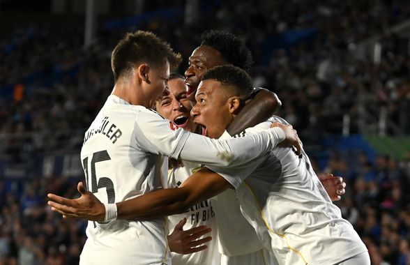 Real Madrid câștigă cu greu la Getafe, după un meci pe care gazdele l-au terminat în 9 oameni » Cum arată situația în fruntea clasamentului din Spania înainte de „El Clasico”