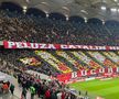 Scenografia afișată de fanii lui Dinamo la meciul cu Rapid