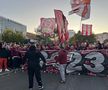 Internaționalul român a apărut în „corteo” rapidist condus de „Bocciu” la Arena Națională!