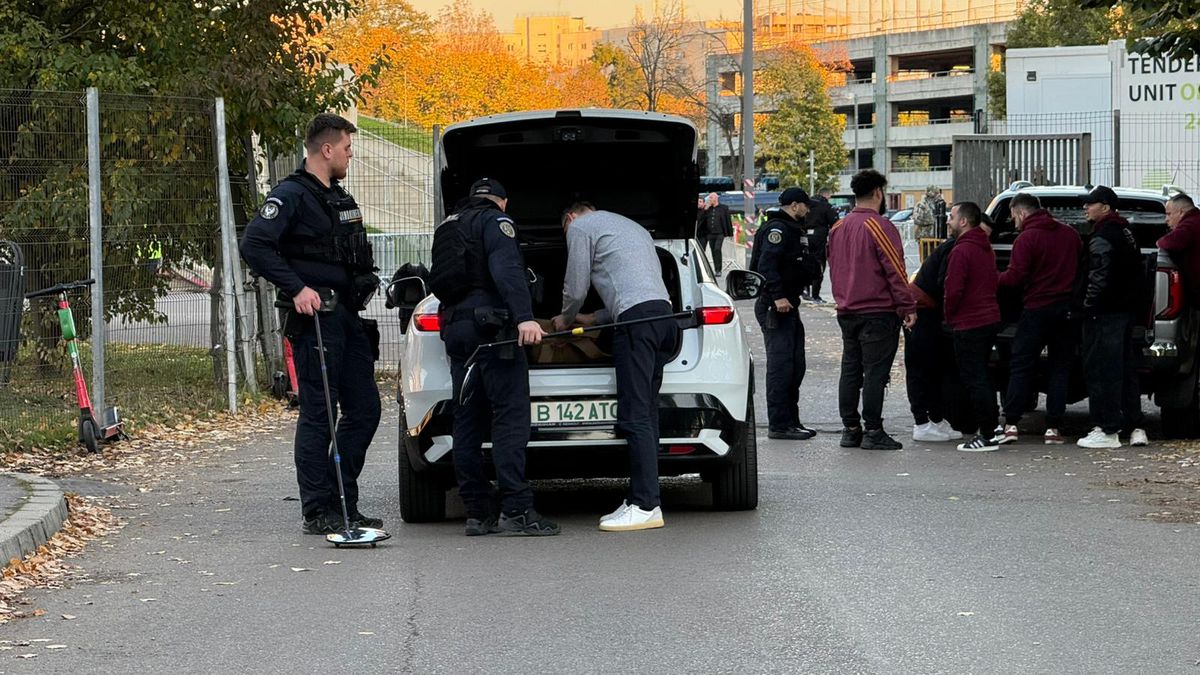 Imagini surprinse înainte de Dinamo - Rapid