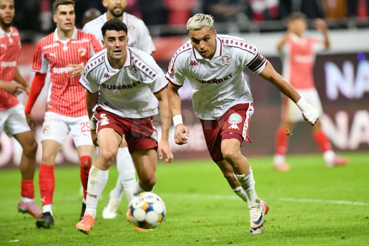 Alex Pașcanu și Cristi Manea, în Dinamo - Rapid, 0-2 (19 octombrie 2025). Foto: Ionuț Iordache&Cristi Preda (GSP)