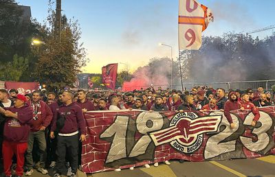 Internaționalul român a apărut în „corteo” rapidist condus de „Bocciu” la Arena Națională!