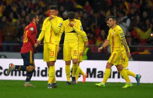 SPANIA - ROMÂNIA 5-0 // NOTE GSP: Cosmin Contra a luat 1 la ultimul meci! Niciun jucător nu a luat mai mult de 4