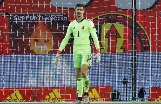 VIDEO Thibaut Courtois, gafă incredibilă în Liga Națiunilor! Cum a comis-o portarul lui Real Madrid în Belgia - Danemarca