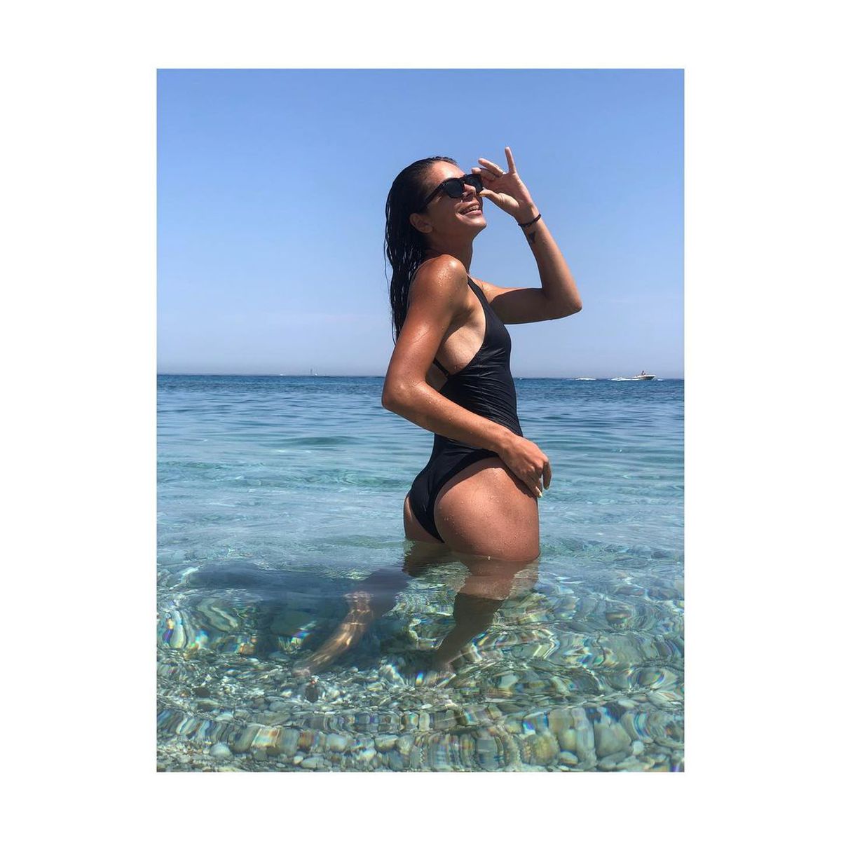 FOTO Andreea Mitu, imagini spectaculoase de la mare » Jucătoarea se laudă cu un abdomen de fier