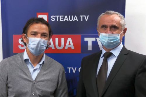 George Ogăraru și Mădălin Hîncu // foto: captură @ Steaua TV
