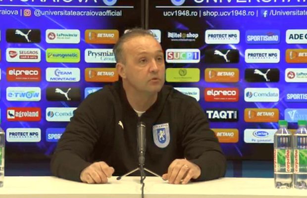 Corneliu Papură, la prima conferință de presă după revenirea pe banca Craiovei » Ce spune despre zvonurile cu privire la Mirel Rădoi și despre meciul cu FC Botoșani