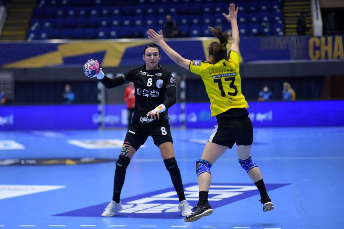 CSM București - Rostov 22-27. FOTO Nicio șansă. Rusoaicele, recital la „Polivalentă”! Clasamentul grupei A