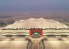 Aici se dă startul în Qatar: stadionul în formă de cort de beduini e gazda primului meci al Cupei Mondiale